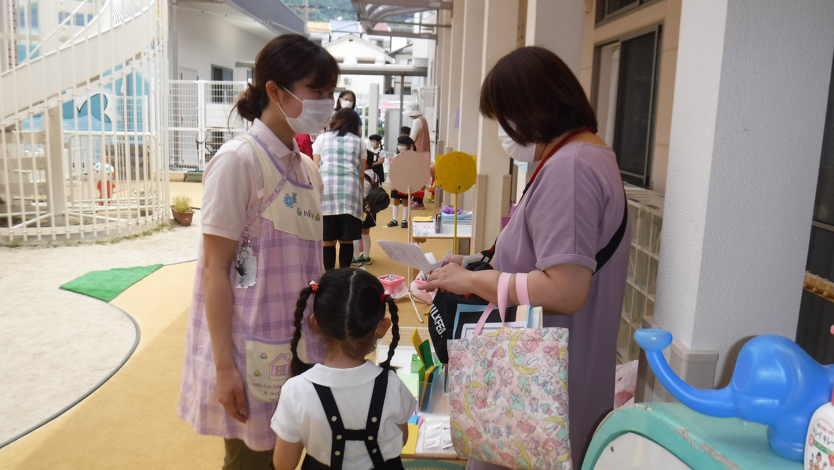 個別登園 始まる 枚岡カトリック幼稚園のブログ