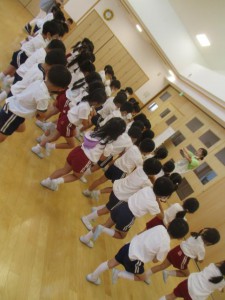 年長組★2回目の鼓隊の取り組み