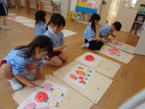 年中組　いちご狩り