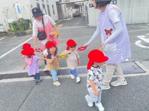 乳児　念願の消防署！！