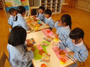 年少組　幼稚園はじめてのクリスマスに向けて