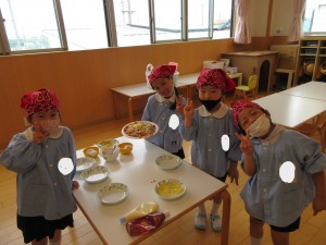 年長組★クッキング★