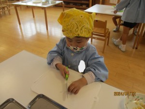 年長組★クッキング★