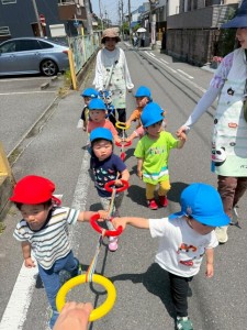 瓢箪山駅までお散歩＊あひる・ひよこ組＊