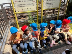 瓢箪山駅までお散歩＊あひる・ひよこ組＊