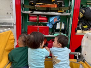 消防士さんが来たよ！（職員AED講習）