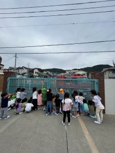 消防士さんが来たよ！（職員AED講習）