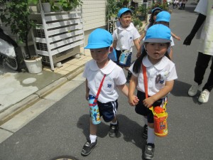 ★年少★　消防車を見に行ったよ！