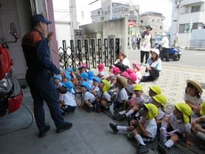 ★年少★　消防車を見に行ったよ！