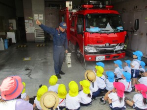 ★年少★　消防車を見に行ったよ！