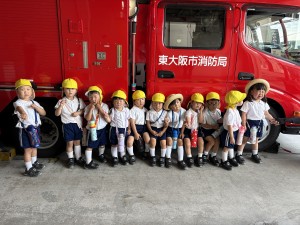 ★年少★　消防車を見に行ったよ！