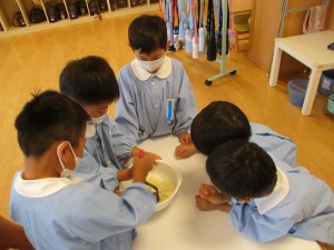年長組　クッキング