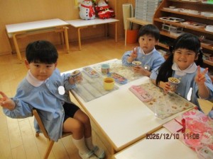 ★２学期の年少組★